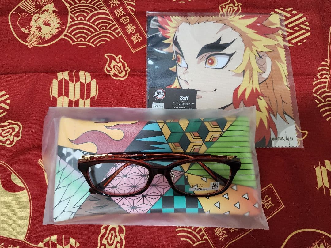 Zoff ゾフ 鬼滅の刃 煉獄杏寿郎モデル メガネ ※条件有り※レンズ交換券