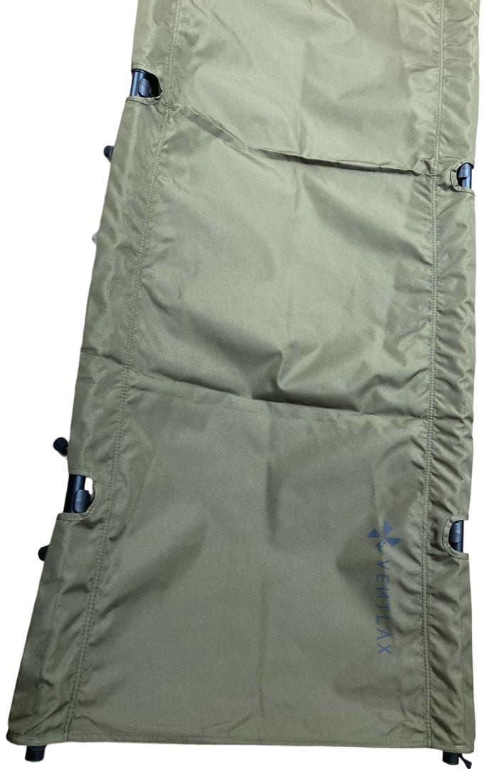 【美品】VENTLAX 2WAY アジャスタブル コット 軽量3kg グリーン