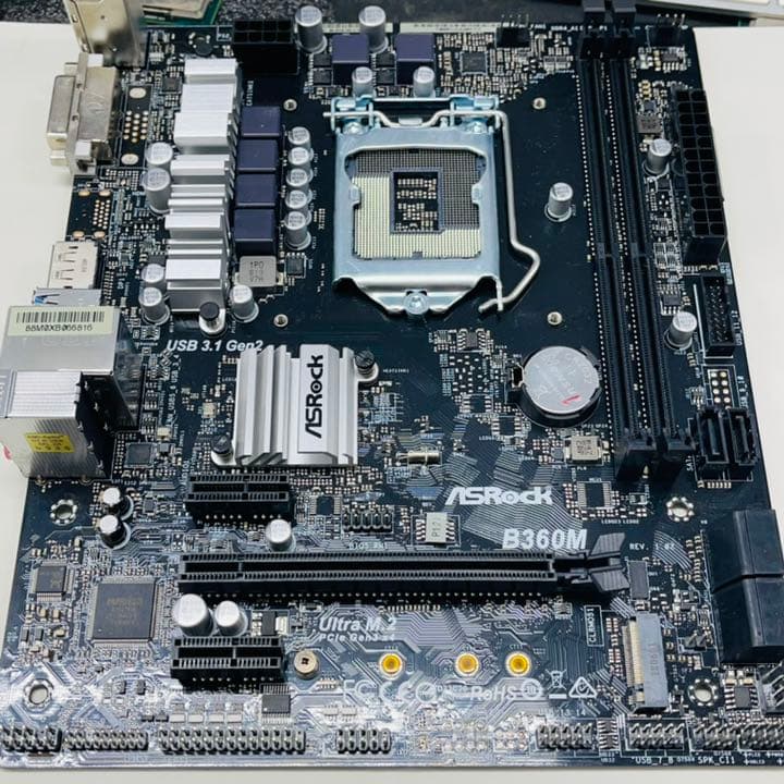 動作確認済み i7-8700 + asrock b360m