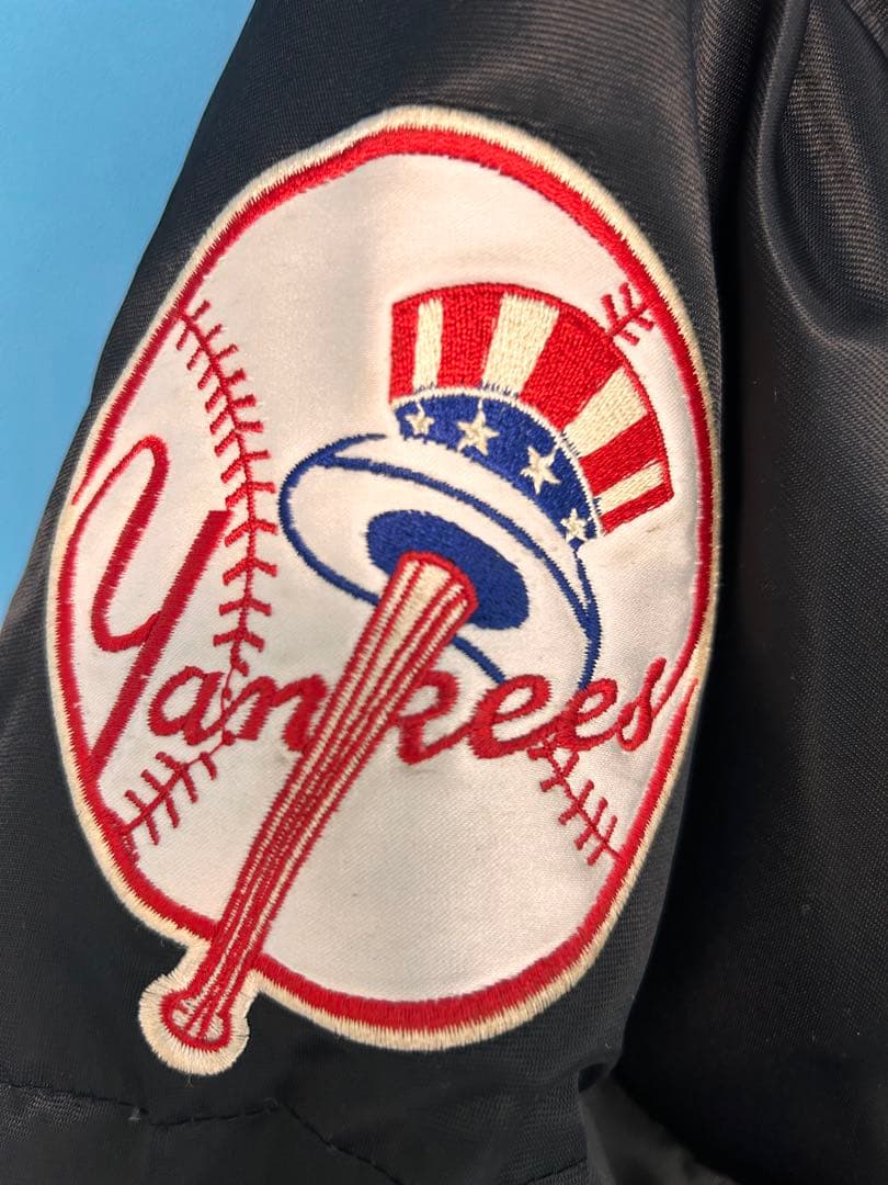 ヨ*う様 Yankees スタジャン ネイビー