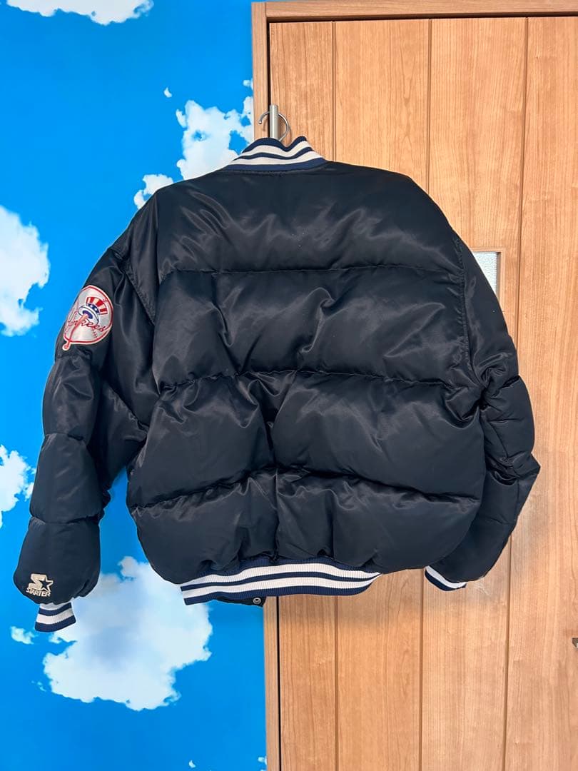 ヨ*う様 Yankees スタジャン ネイビー