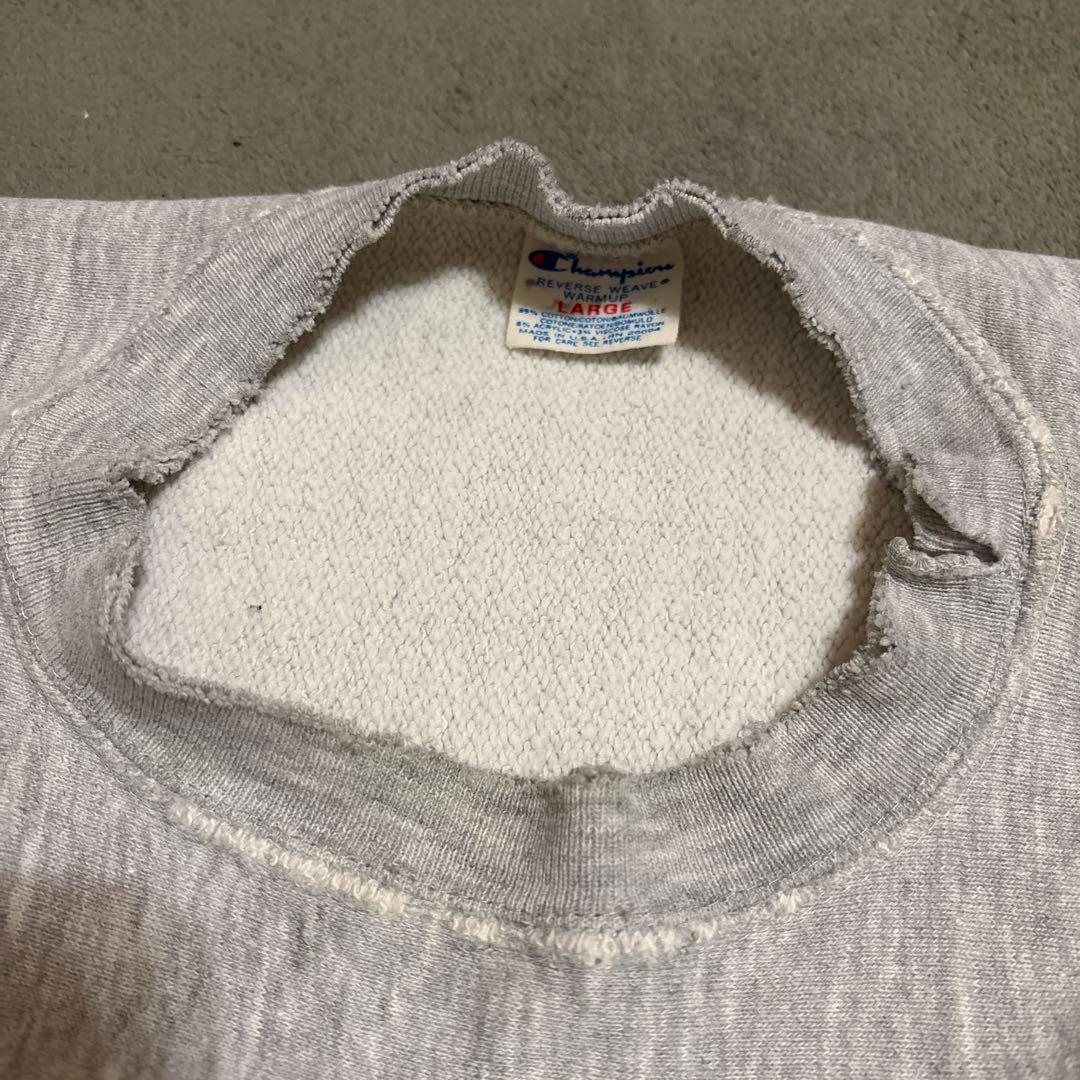 80s champion リバースウィーブ USA製 L トリコ 染み込み