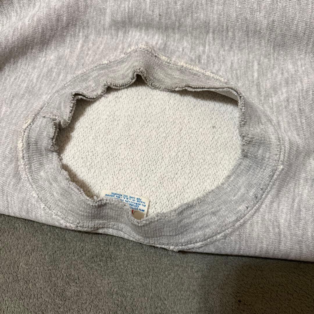 80s champion リバースウィーブ USA製 L トリコ 染み込み