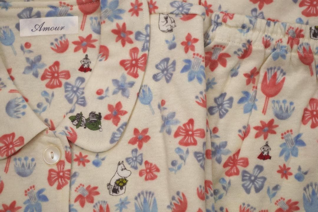 【新品】ムーミンMOOMIN/アムール　秋冬物パジャマ（M)　全柄・前開き