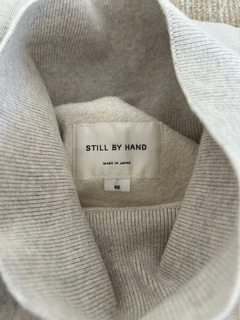 still by hand スウェット プルオーバー 46 パーカー ハイネック