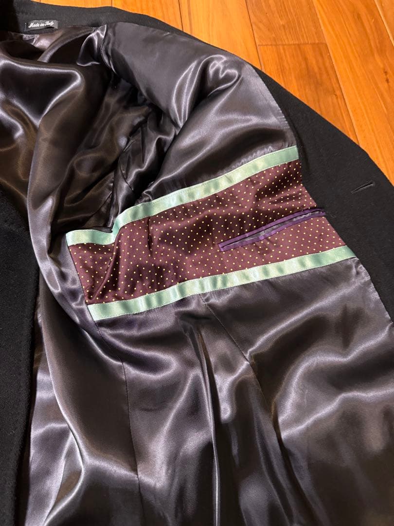 美品　Paul Smith ブラック チェスターコート