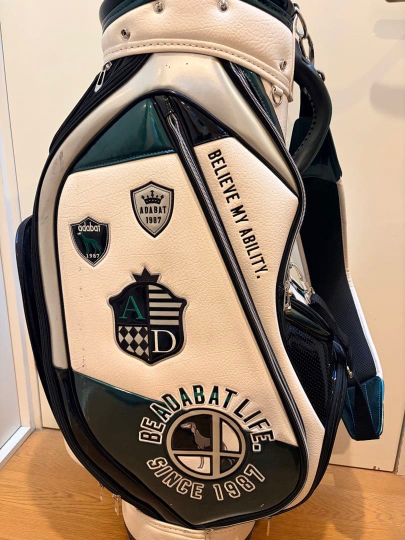 最終値下げ！美品！adabat(アダバット)ゴルフ キャディバッグ