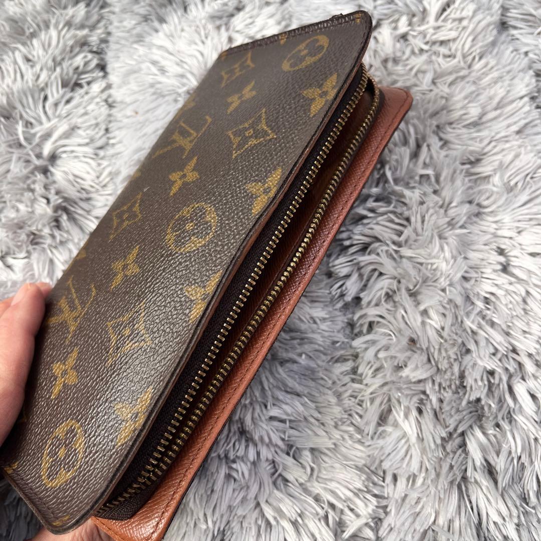 ルイヴィトン　ポルトモネ　ジップ　ラウンドファスナー　モノグラム　長財布