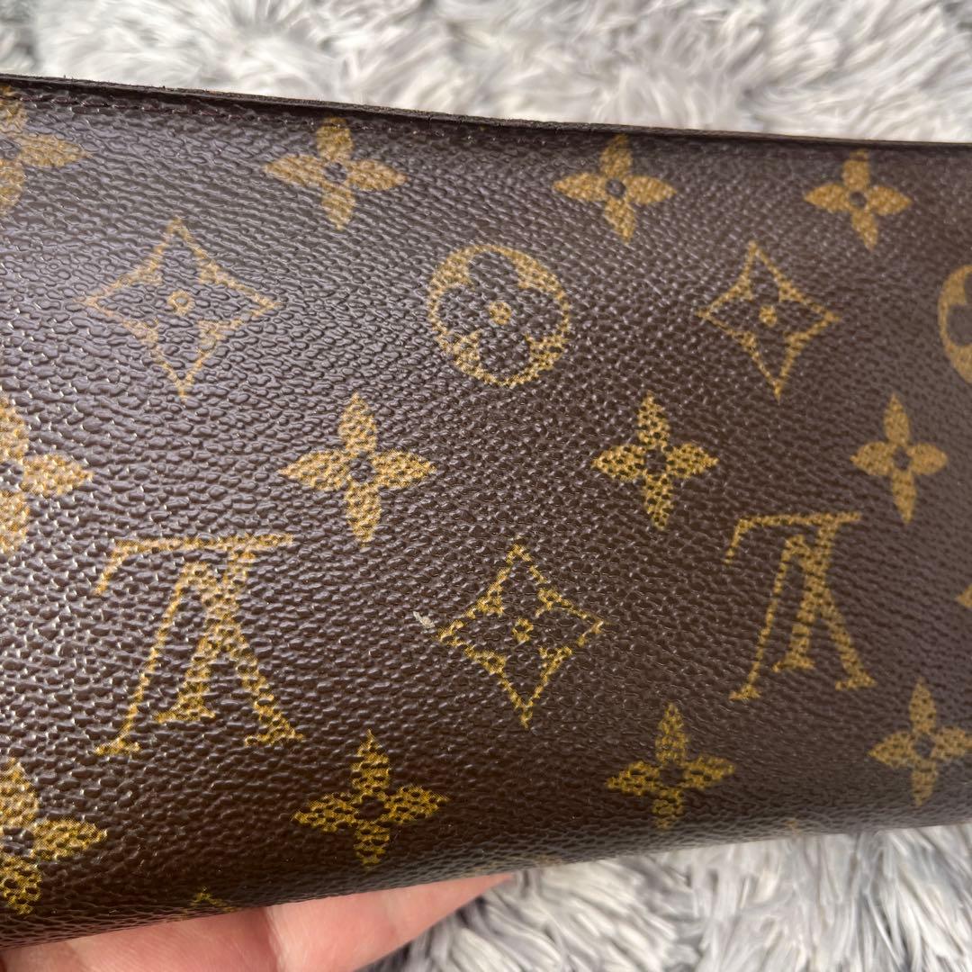 ルイヴィトン　ポルトモネ　ジップ　ラウンドファスナー　モノグラム　長財布