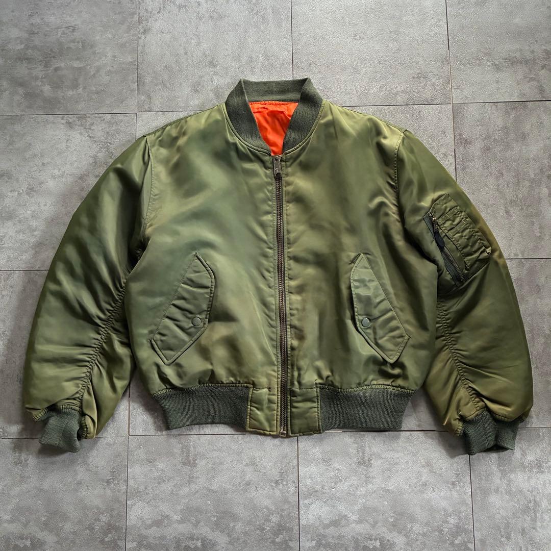 vintage design MA-1 flight jacket サンフェード - メルカリ