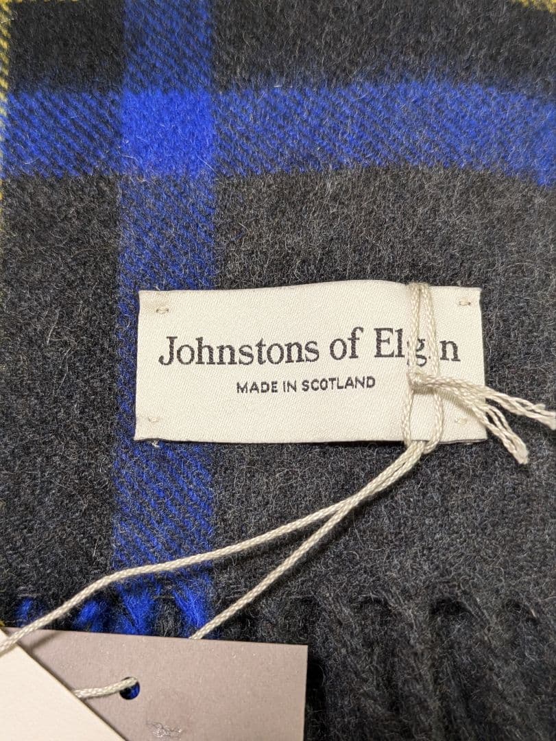 りこ★ジョンストンズ大判ストール日本限定カラーチャコールグレースチュワート