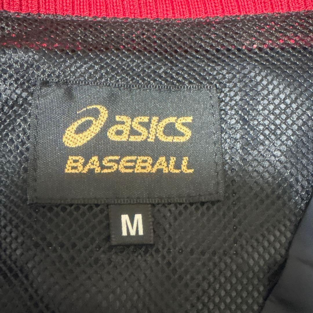 asics JAPAN 野球ジャケット Mサイズ ネイビー　サムライJapan