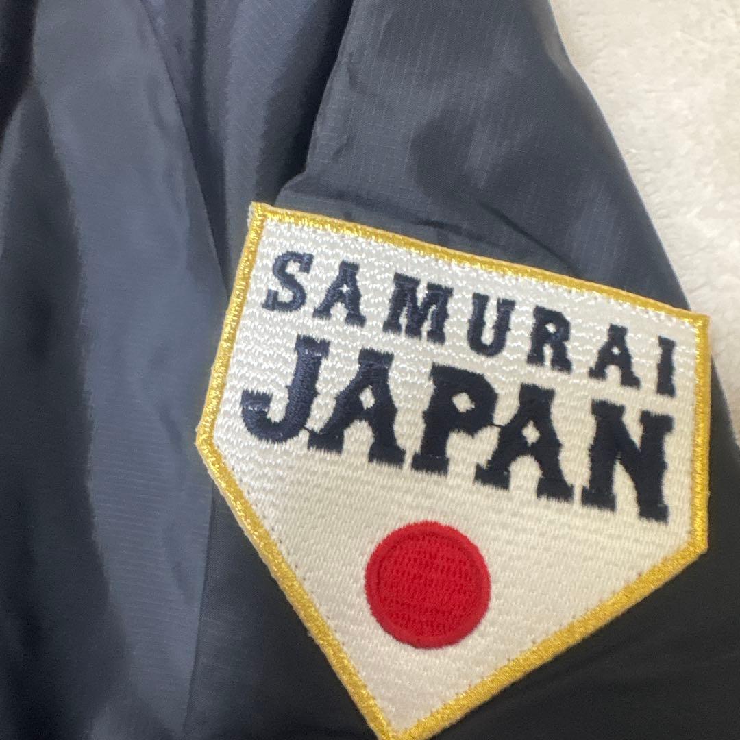 asics JAPAN 野球ジャケット Mサイズ ネイビー　サムライJapan