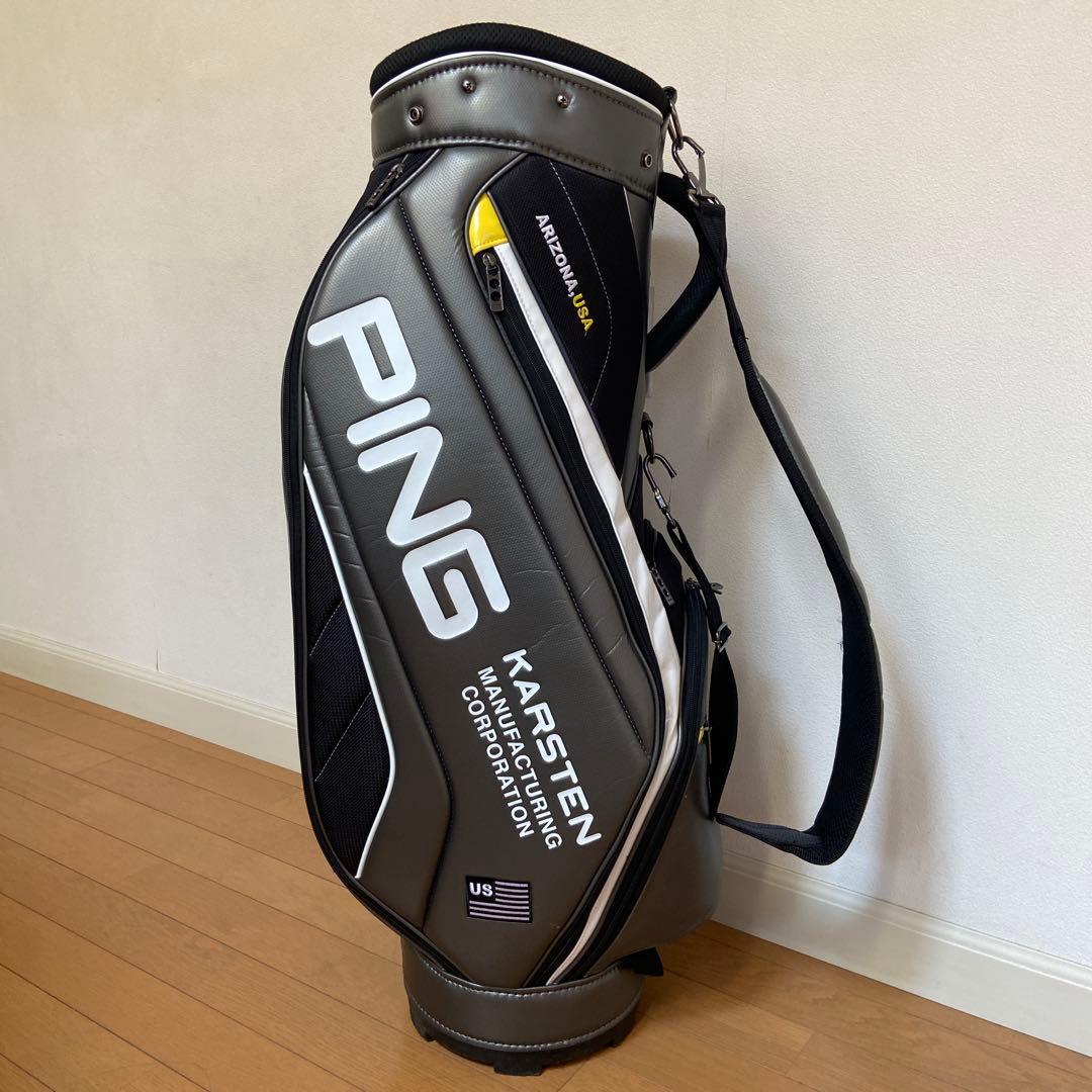 PING KARSTEN キャディバッグ グレー/ブラック