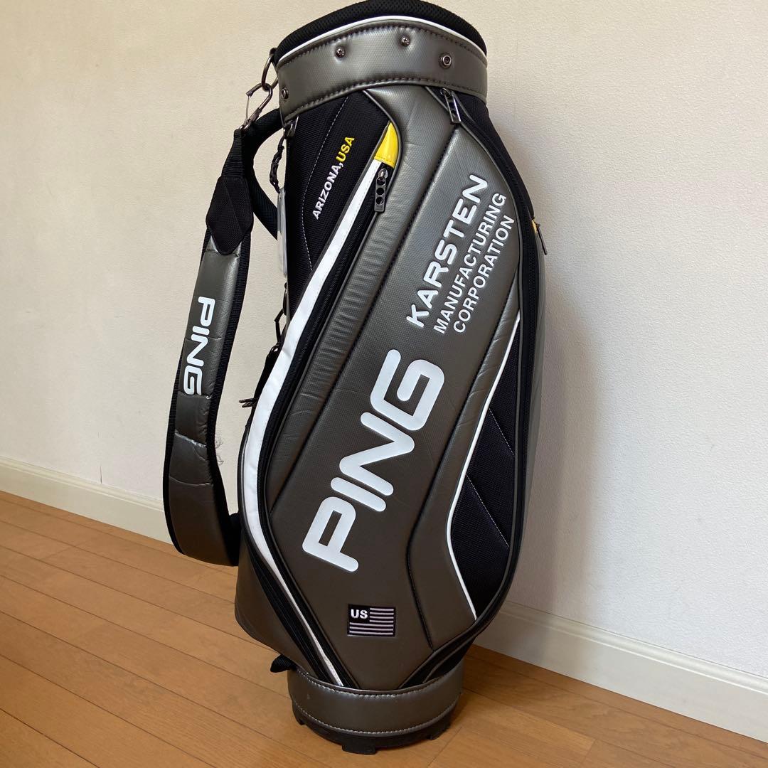PING KARSTEN キャディバッグ グレー/ブラック