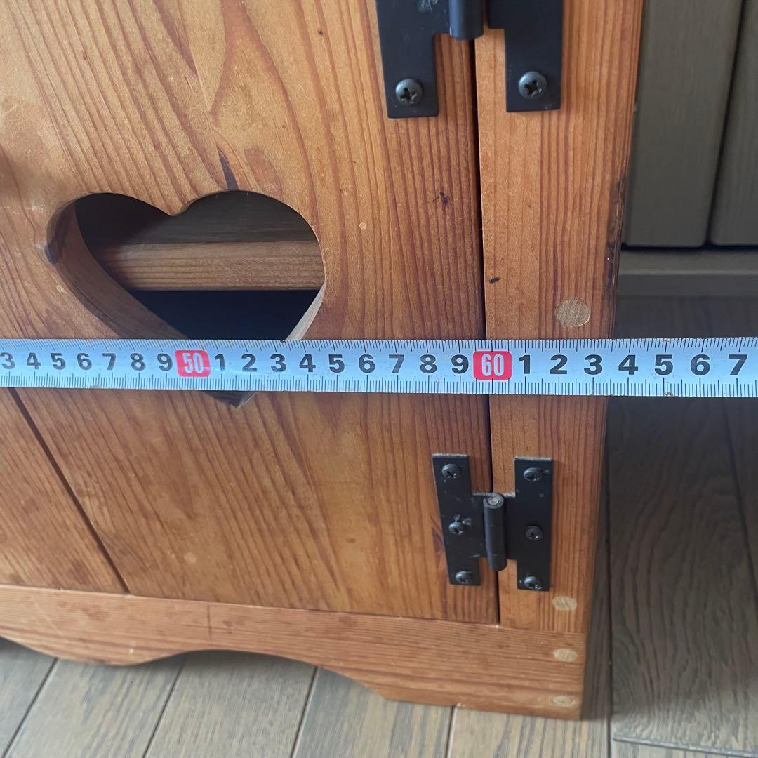 ココア◎used）カントリー家具　キャビネット　ローボード　テレビ台