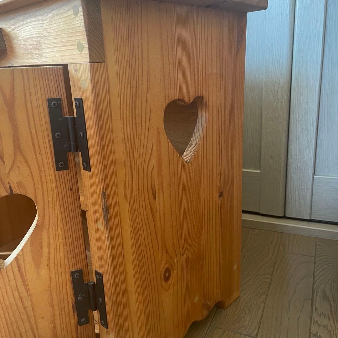 ココア◎used）カントリー家具　キャビネット　ローボード　テレビ台