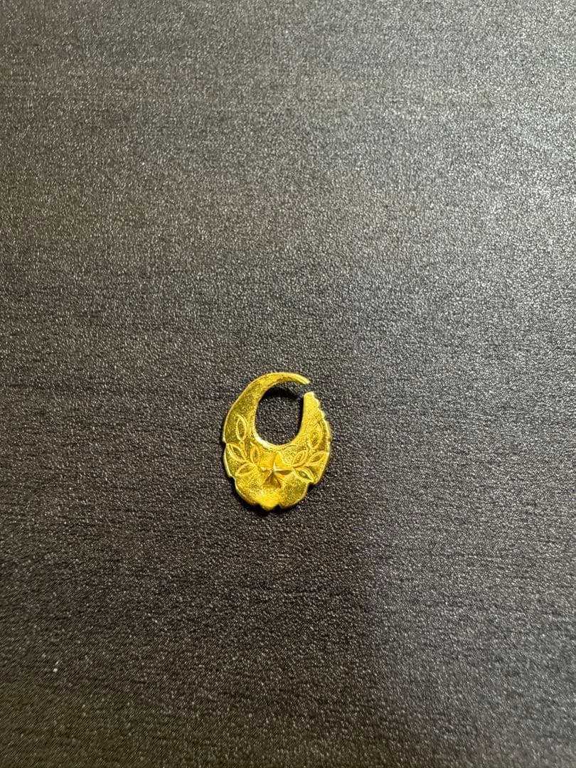 ビンゴブラザーズ 24K ピアス 星×月桂樹 左耳 ゴールド