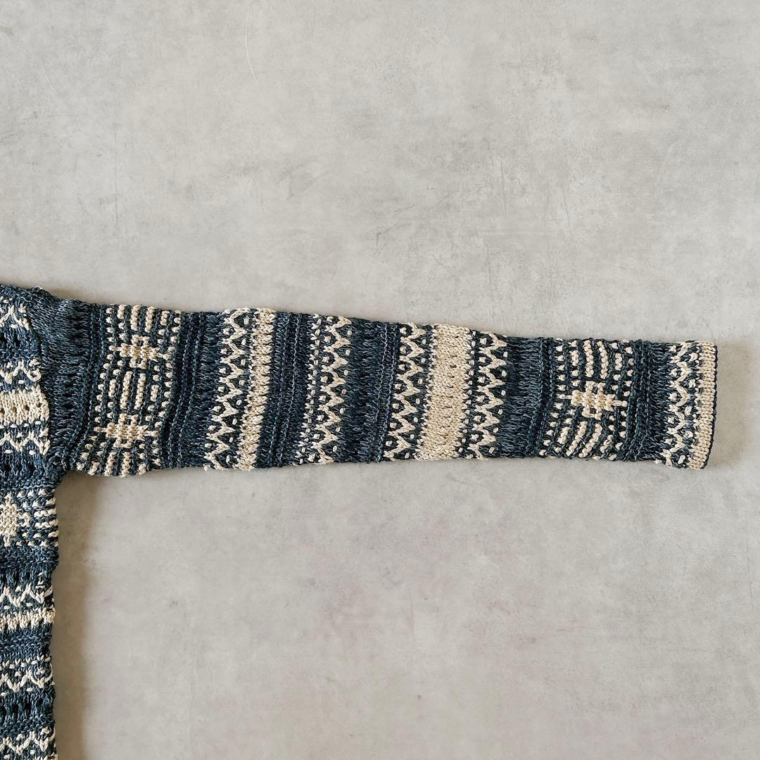 ローレンラルフローレン リネン コットン ニット フェアアイル