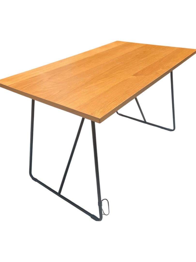 無印良品　オーク材　木製 折りたたみテーブル　120cm