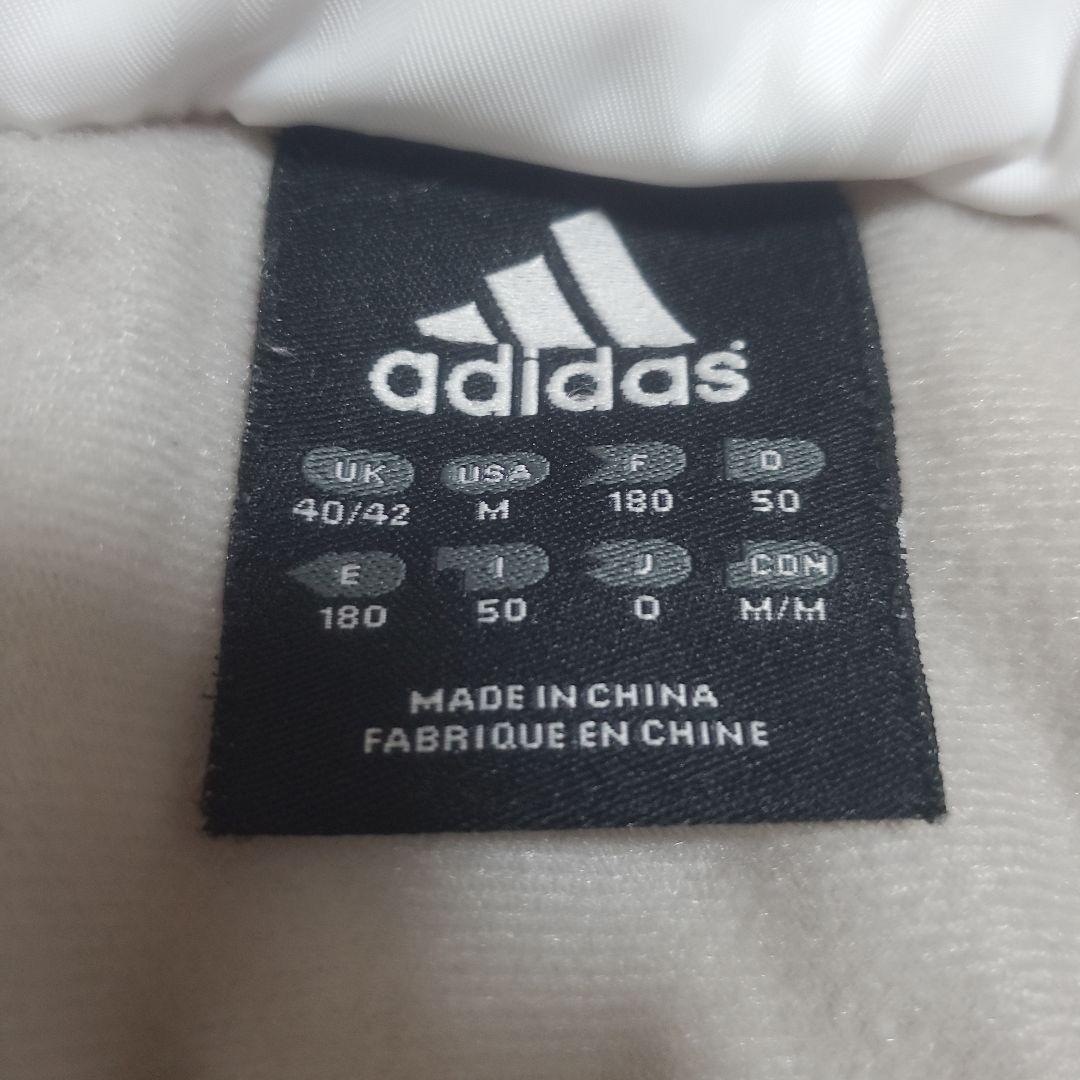 【美品】adidas　ナイロンジャージ　上下セット　メンズOサイズ　厚手裏地付き