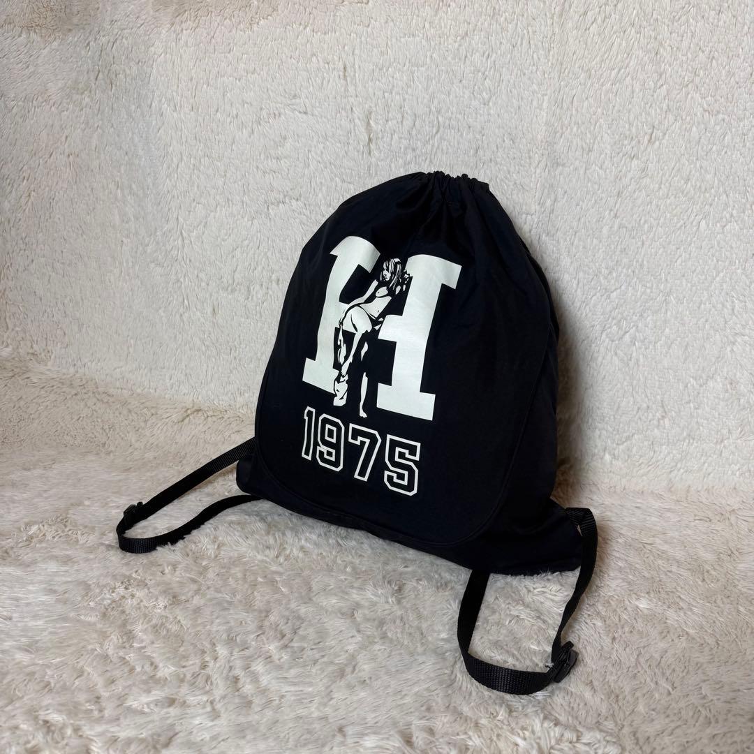 ヒステリックグラマー ナイロン ナップサック2way ヒスガール ブラック