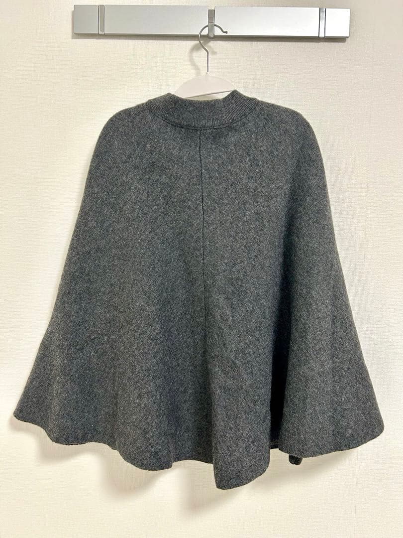 新品】ZARA ニットケープコート - メルカリ