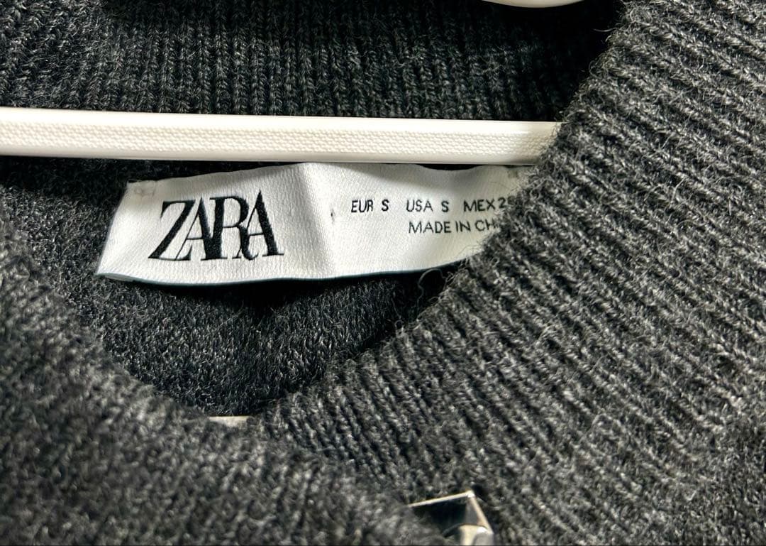 新品】ZARA ニットケープコート - メルカリ