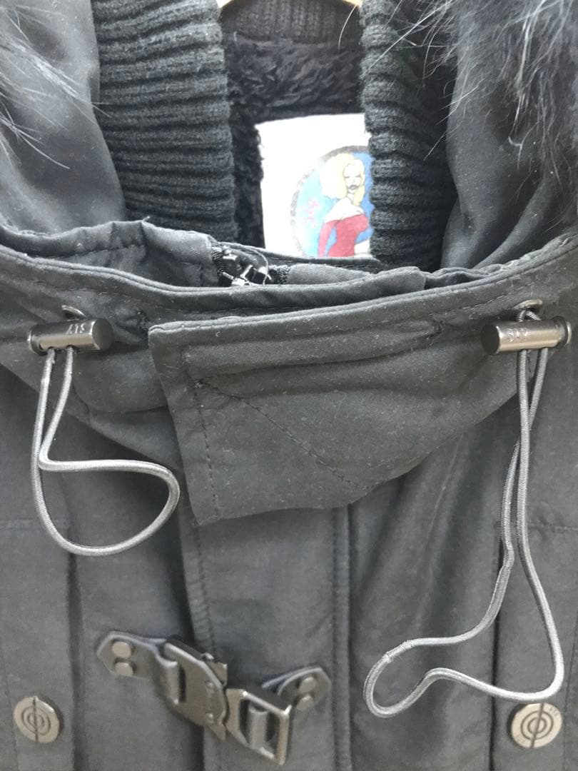 Y2K グランジ ギャル SLY 脱着式 ダウン入り ボア ライナー 付 N3B