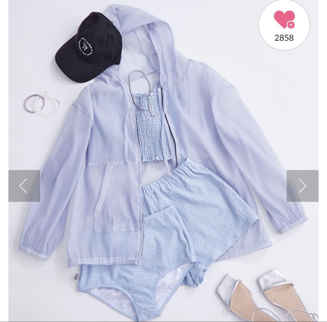 mystic♡ シアーパーカー4SETスイムウェア