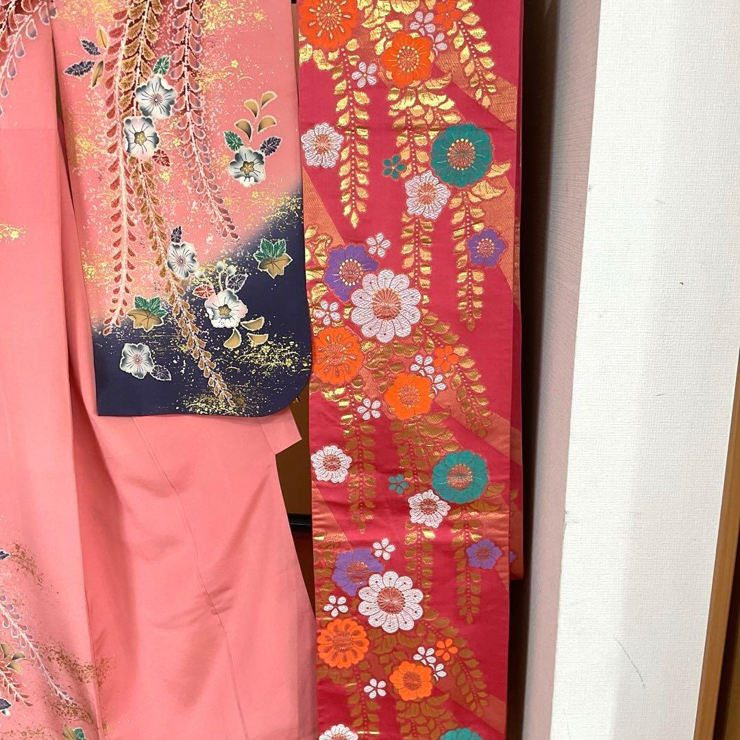 No.2 七五三　　7歳　　正絹着物セット　　　辻ヶ花