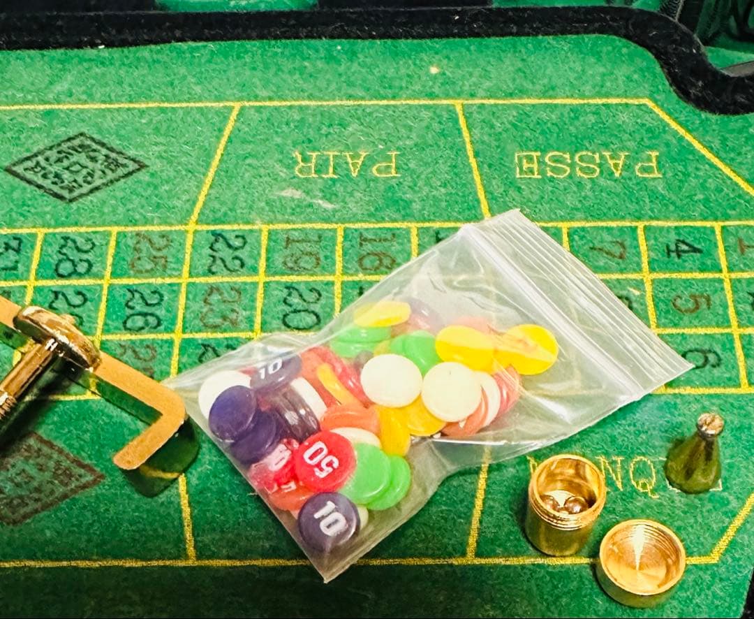 値下げミニチュア ルーレットテーブルセットMINIDELUXE ROULETTE