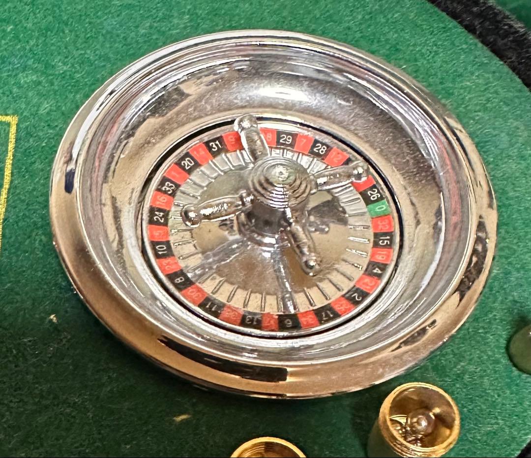 値下げミニチュア ルーレットテーブルセットMINIDELUXE ROULETTE