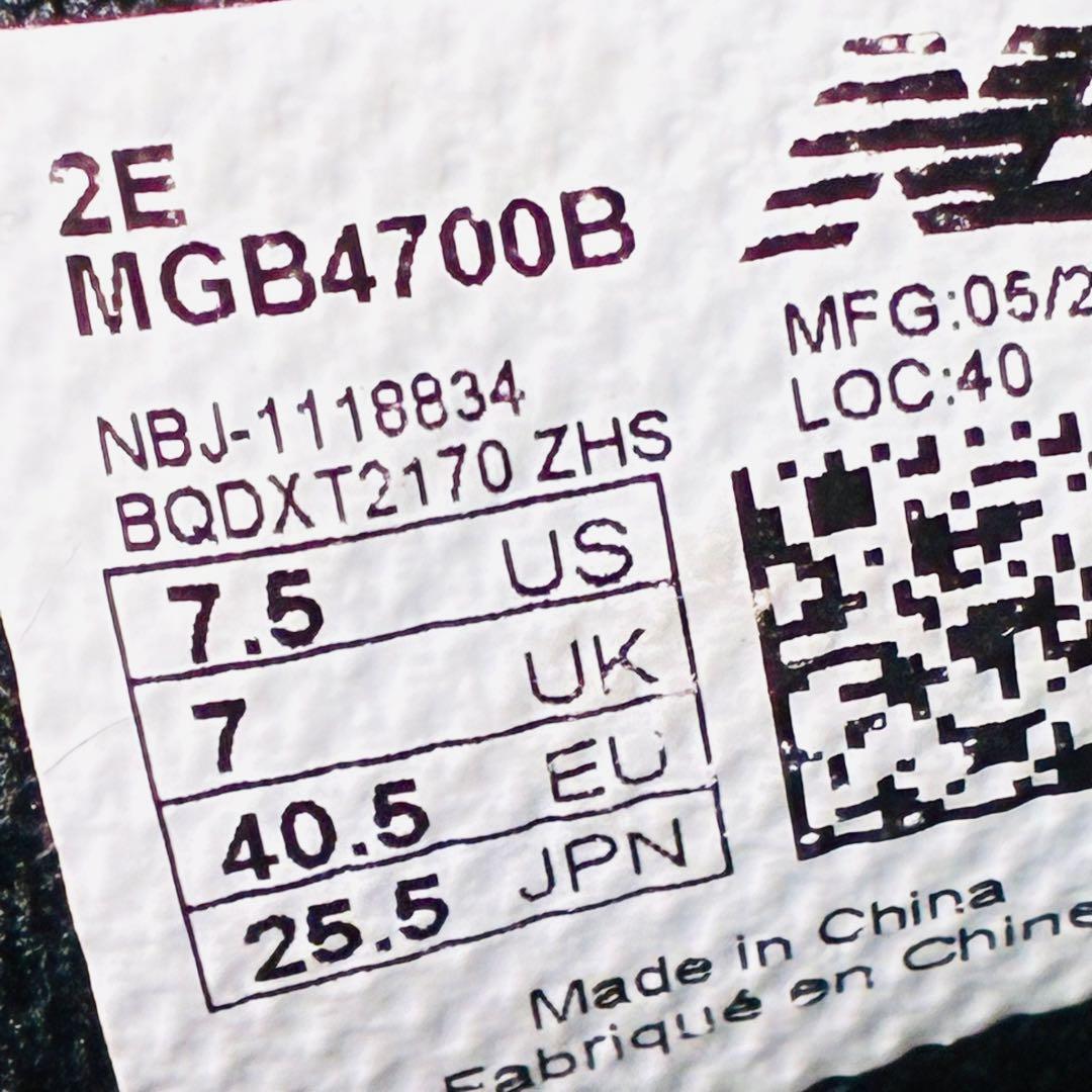 極美品 New Balance 4700 ゴルフシューズ BOA 25.5 2E