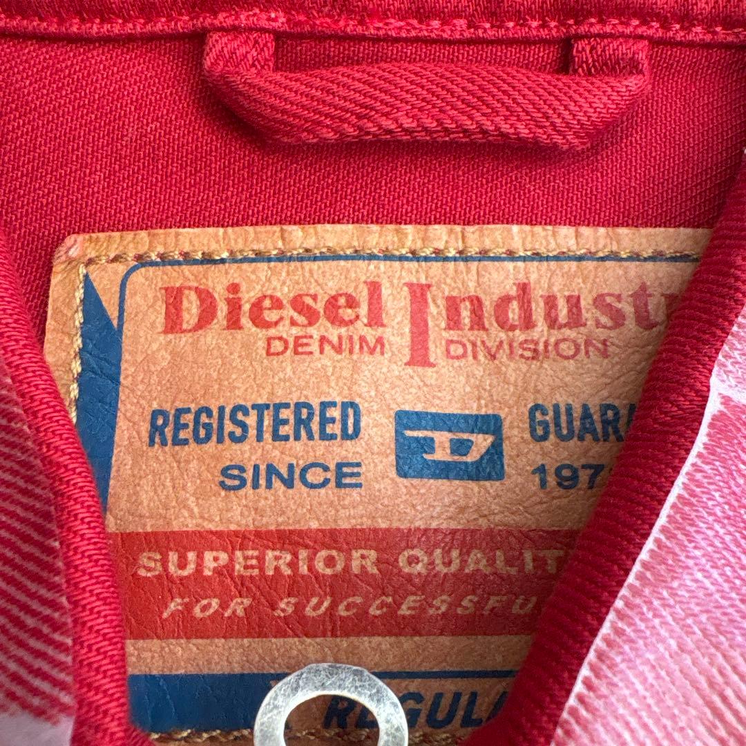 Diesel デニムジャケット レッド 1970年代