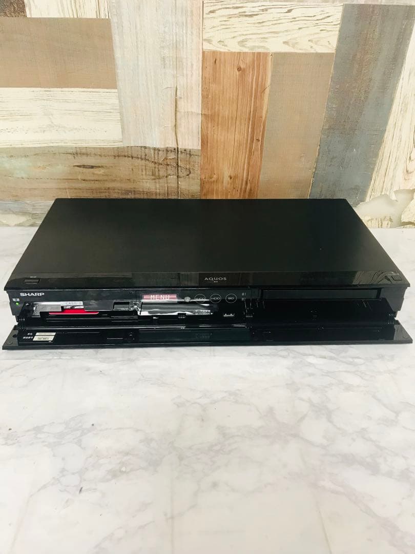 価格調整着払。全国送料込シャープブルーレイ＆HDD 1TBレコーダー2番組同時録