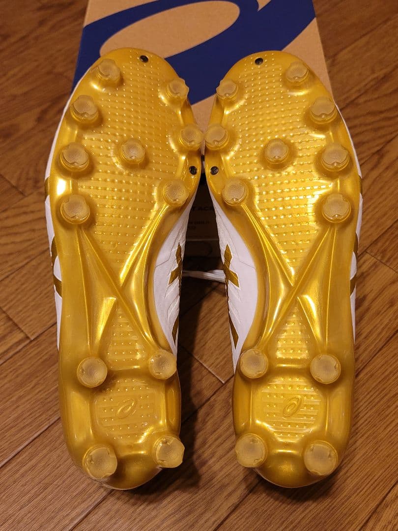 シューズ ASICS DS LIGHT ACROS 2 WHITE/GOLD 24.0cm