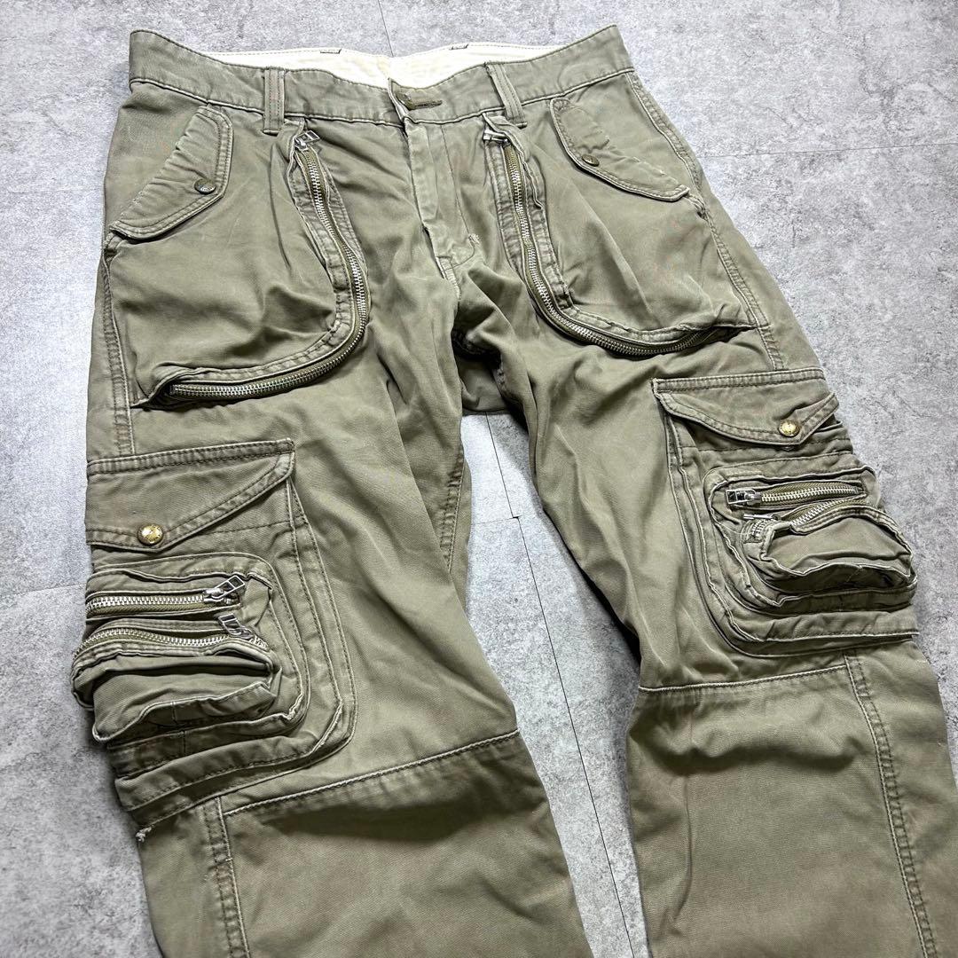 00s【archive】マルチポケットカーゴパンツ/Y2K/亜熱帯/opium◎