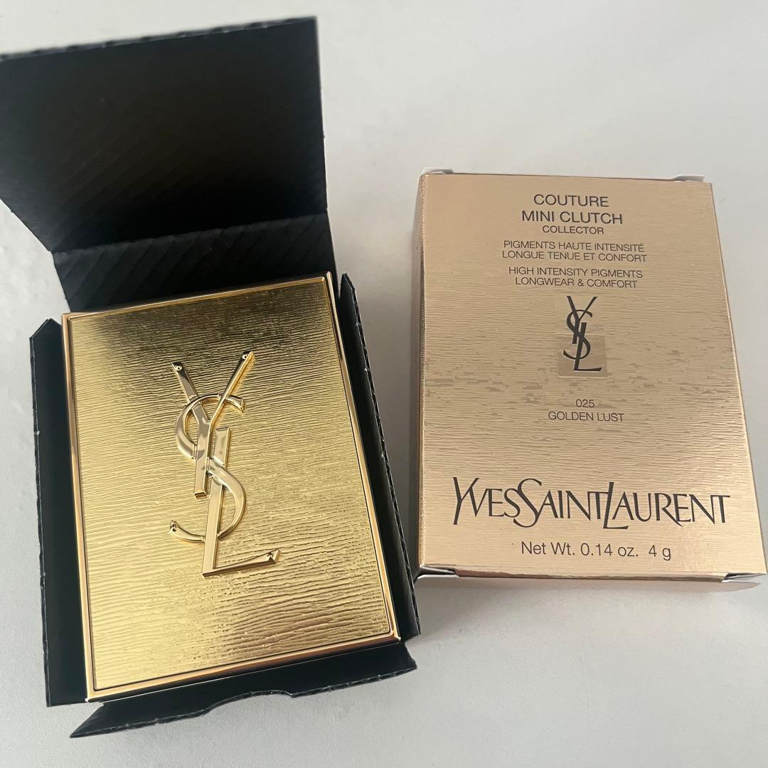 新品YSLイヴサンローラン クチュール ミニクラッチ 025 ホリデー 2025