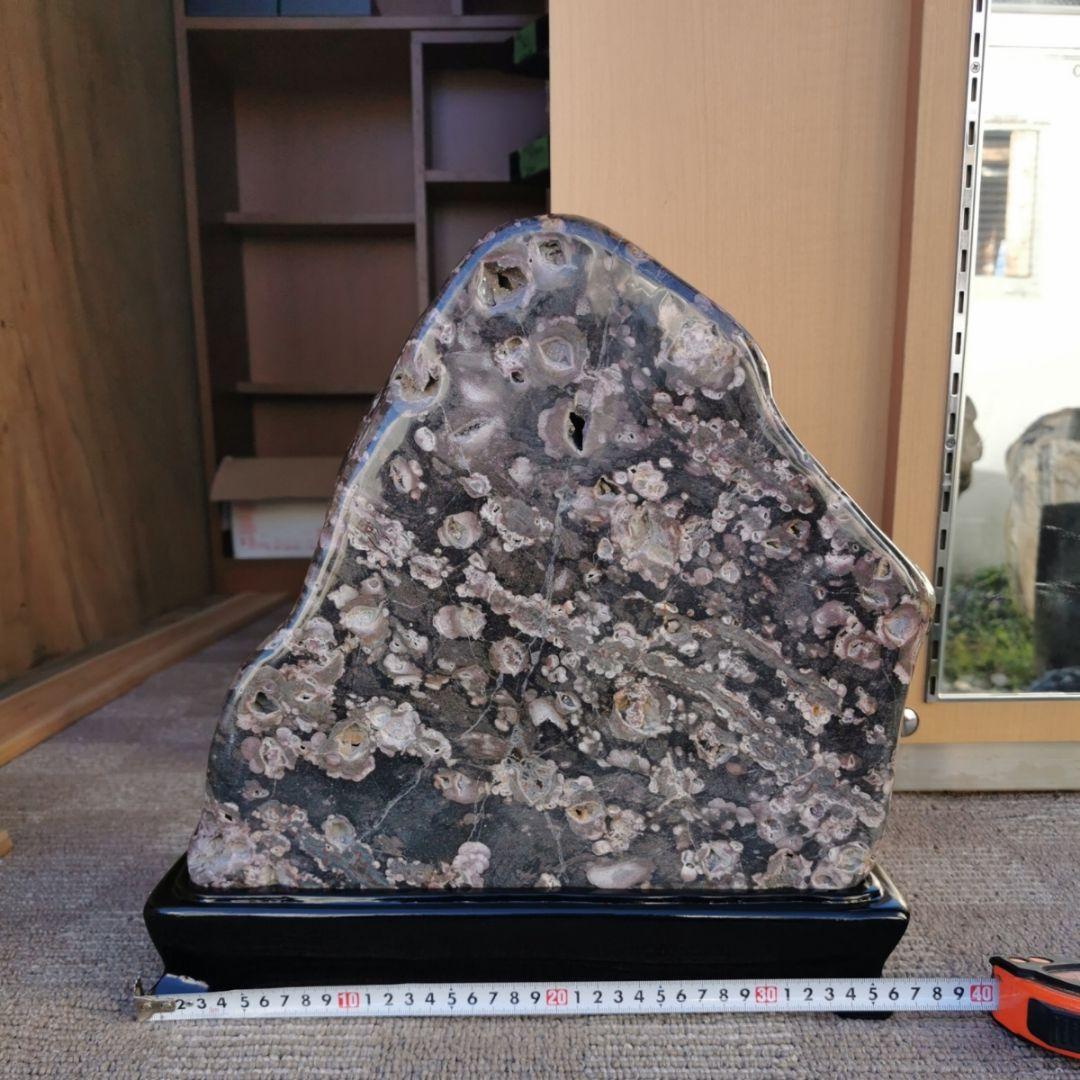 新潟産 牡丹石 14.8キロ 鑑賞石 石 置物 オブジェ インテリア 菊花石