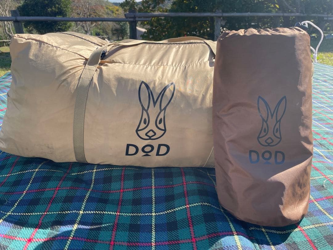 DOD カマボコテント3M（タン） T5-689-TN／KAMAZASHIKI付 - メルカリ