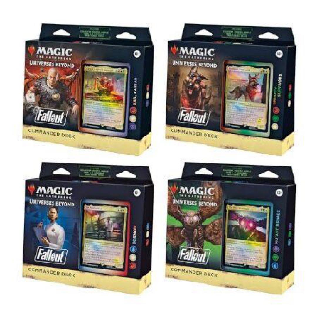 mtg Fallout フォールアウト 統率者デッキ4種セット 英語版 PIP - メルカリ