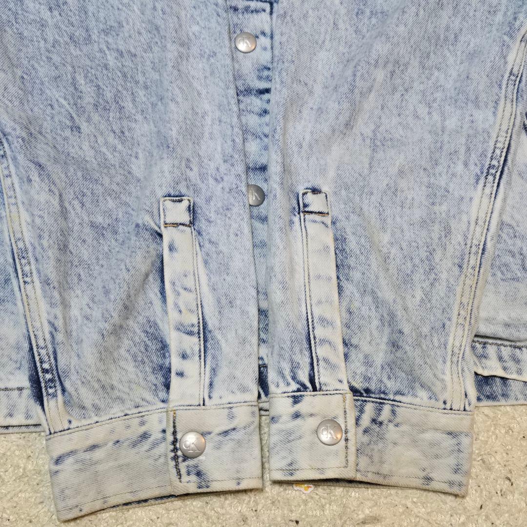 カルバンクライン　ジーンズ カバーオール リニア シャツジャケット デニム XL