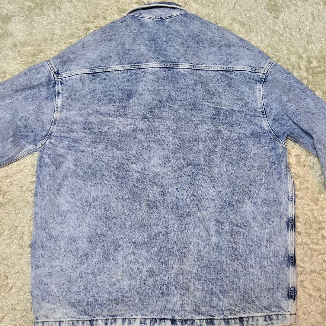 カルバンクライン　ジーンズ カバーオール リニア シャツジャケット デニム XL