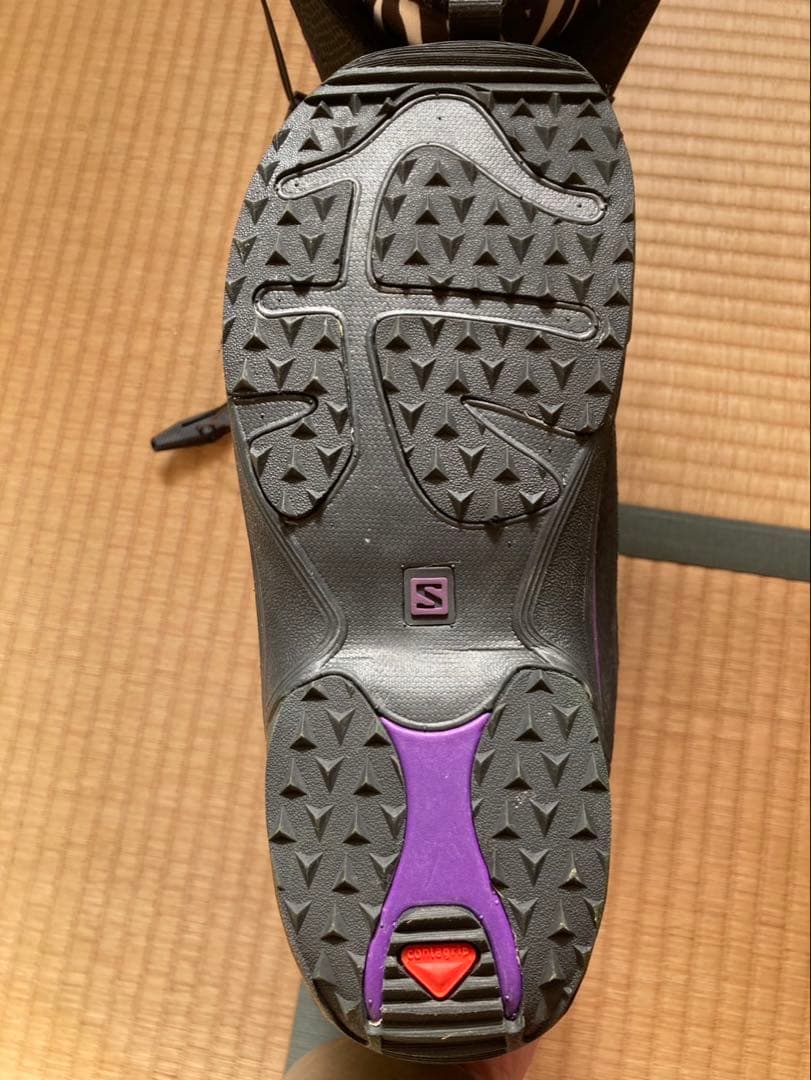 Salomon スノーボードブーツ ブラック/パープル