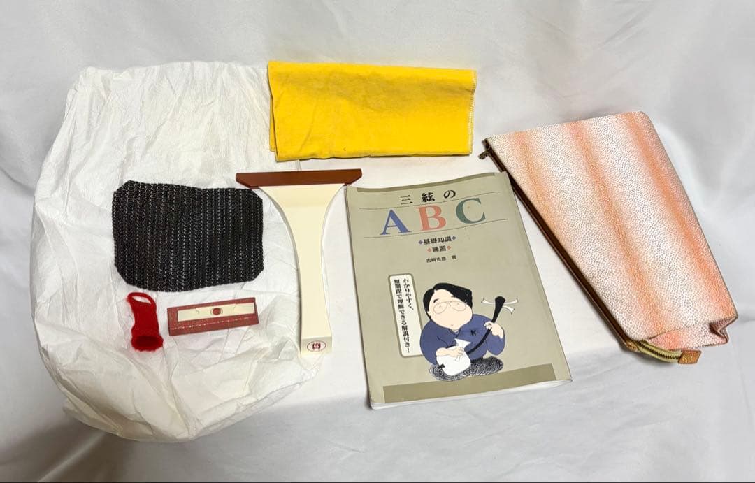 三味線セット　正寸/中棹/三つ折棹