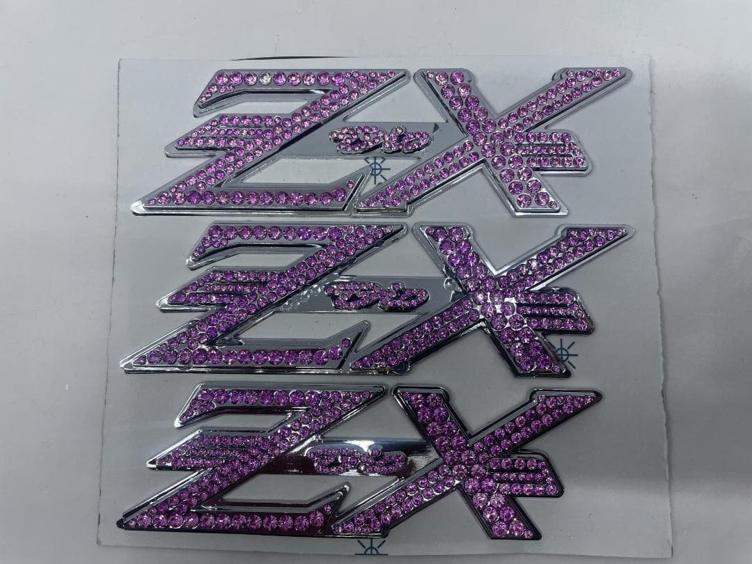 ライブDIO AF34 AF35 ZX エンブレム 3枚 クリスタル 訳あり品 - メルカリ