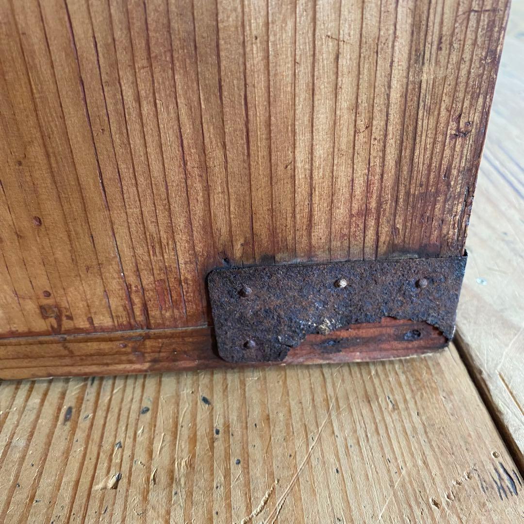 アンティーク 収納棚 チェスト 無垢材 本棚 食器棚 z891