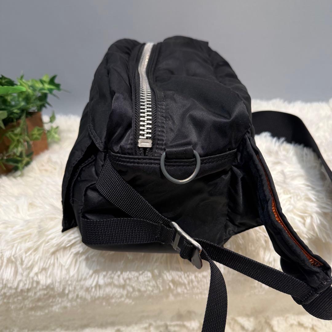 超人気【美品】ポーター タンカー PORTER ウエストバッグ ブラック