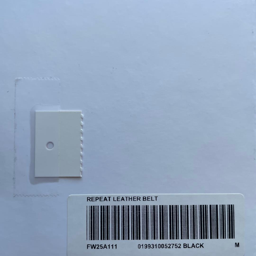 小物 Supreme Repeat Leather Belt \"Black\"